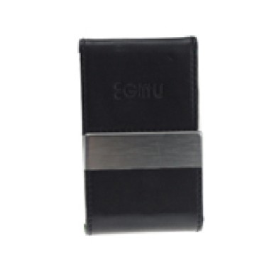 Leather metal name card case (Giftu)